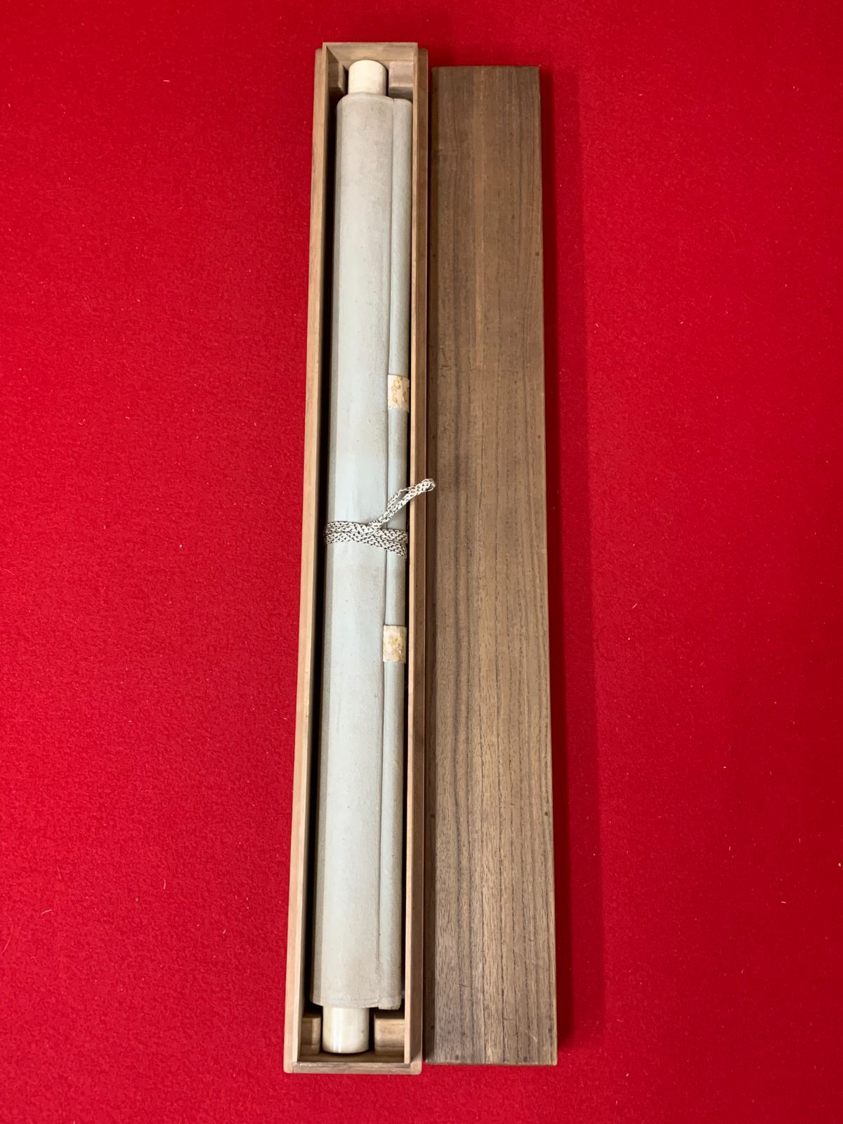 掛け軸】373 岸野海雪「巣ごもり」町田曲江師事 #鶴 #茶掛 #掛軸 #古