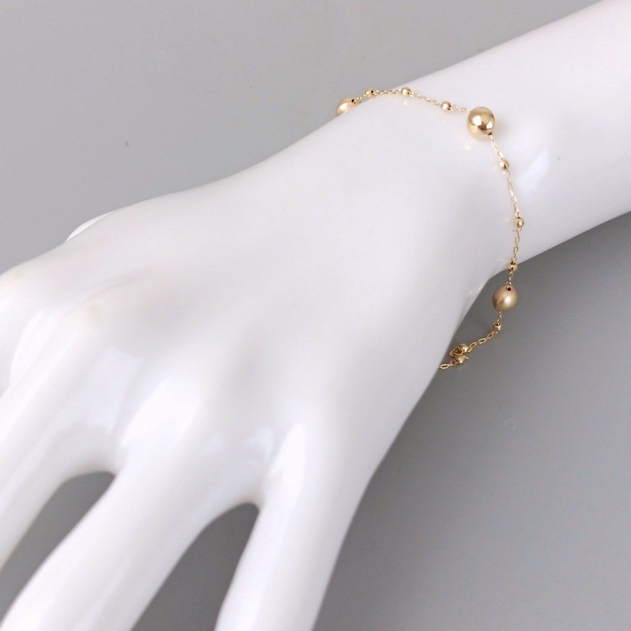 18金 K18 男女兼用 田中貴金属 艶消しブレス 1.28g 18㎝ Z249 - メルカリ