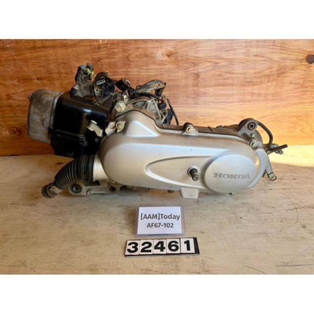 [AAM 32461]@ホンダ HONDA トゥデイ AF67-102 エンジン本体 AF67E ジャンク品