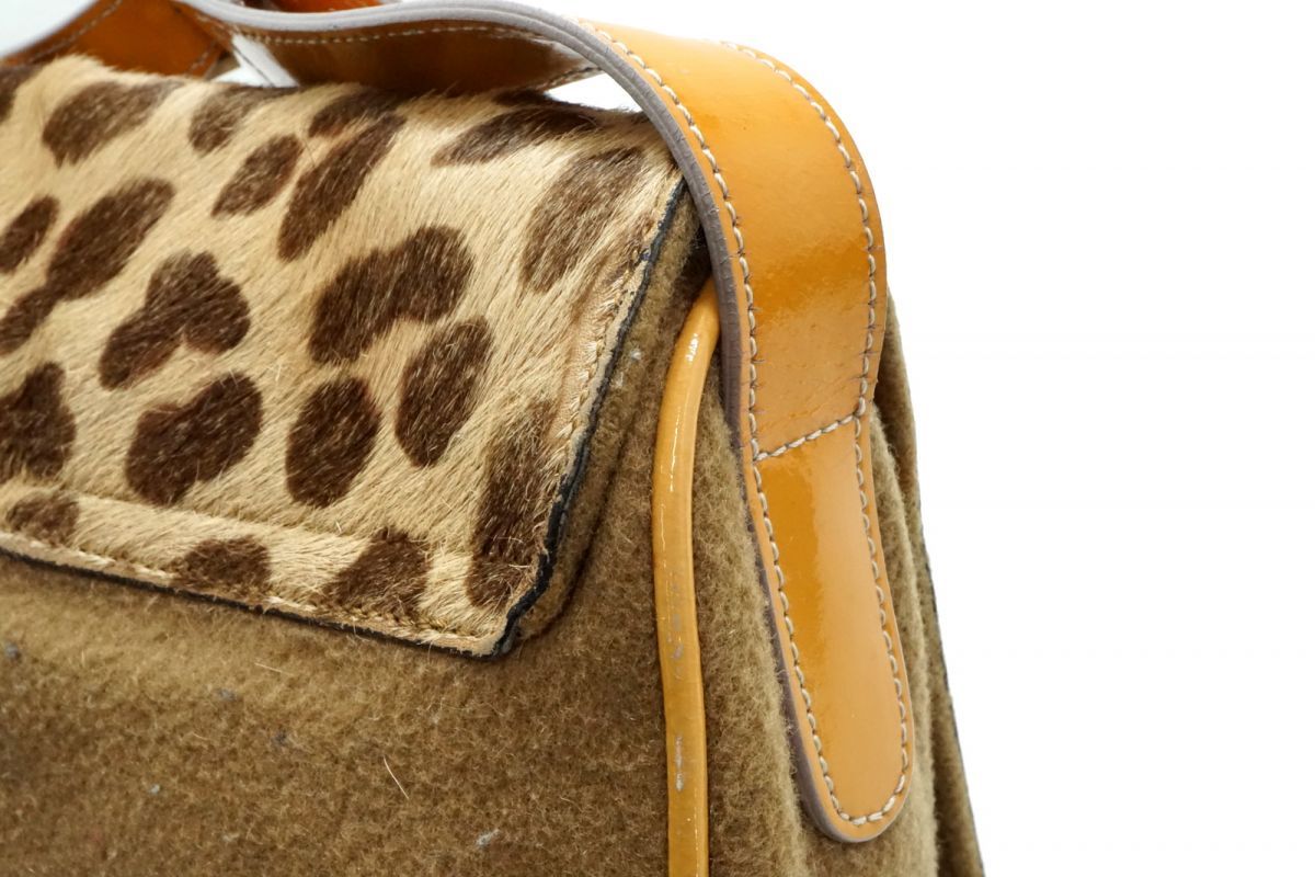 ディーアンドジー ミニ ショルダーバッグ ドルガバ レオパード柄