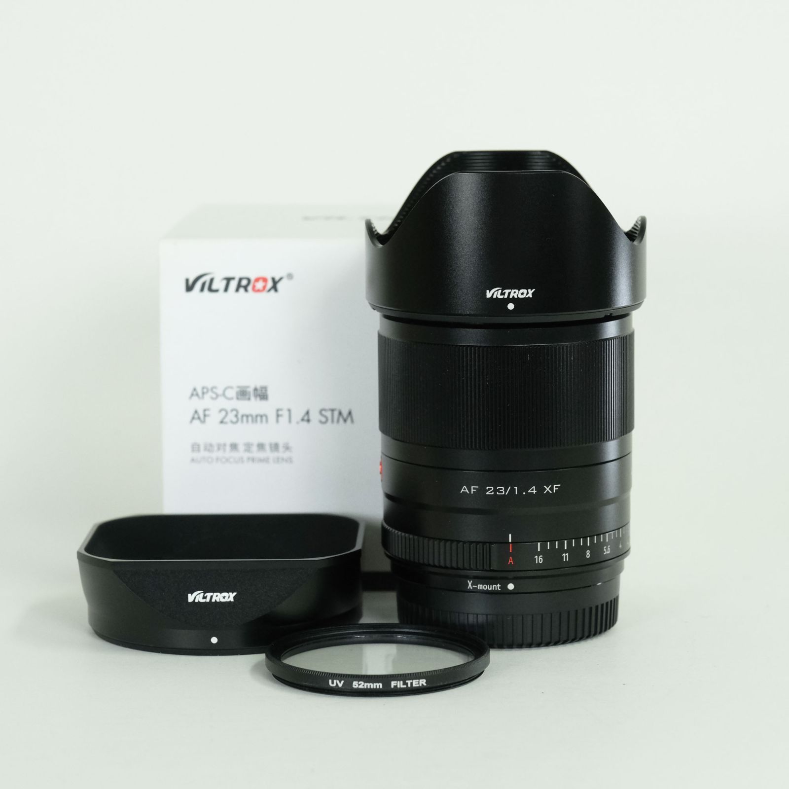 美品 | フード2種・フィルター付] VILTROX AF 23mm F1.4 XF [フジ