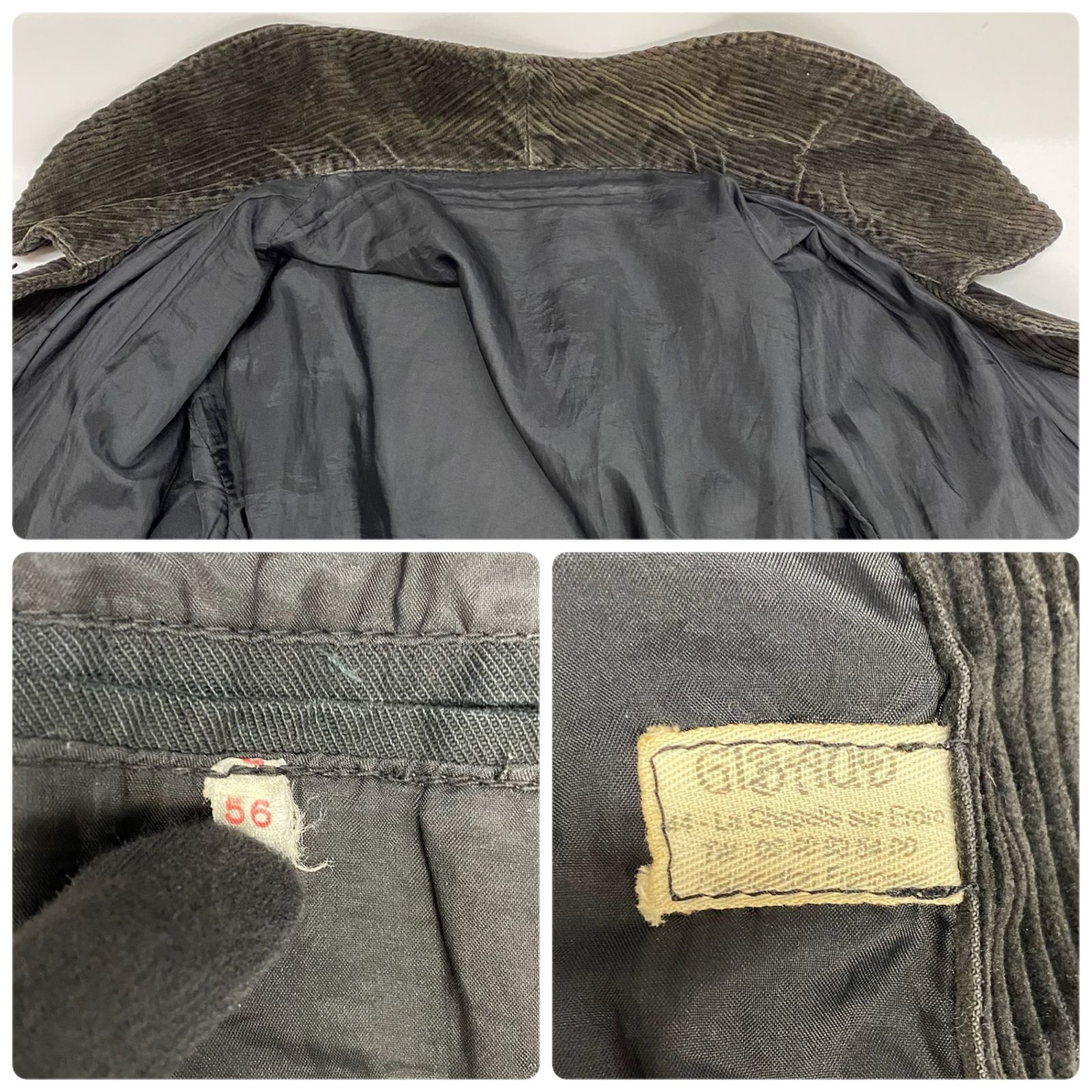 ヴィンテージ vintage 50's~ フレンチ 太畝 コーデュロイジャケット