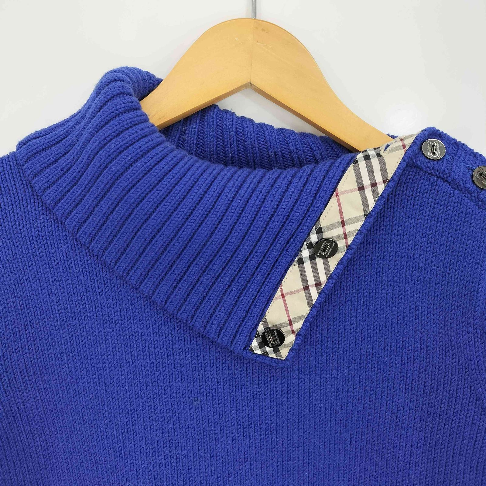 バーバリーロンドン BURBERRY LONDON ハイネック アームボタン ノバ