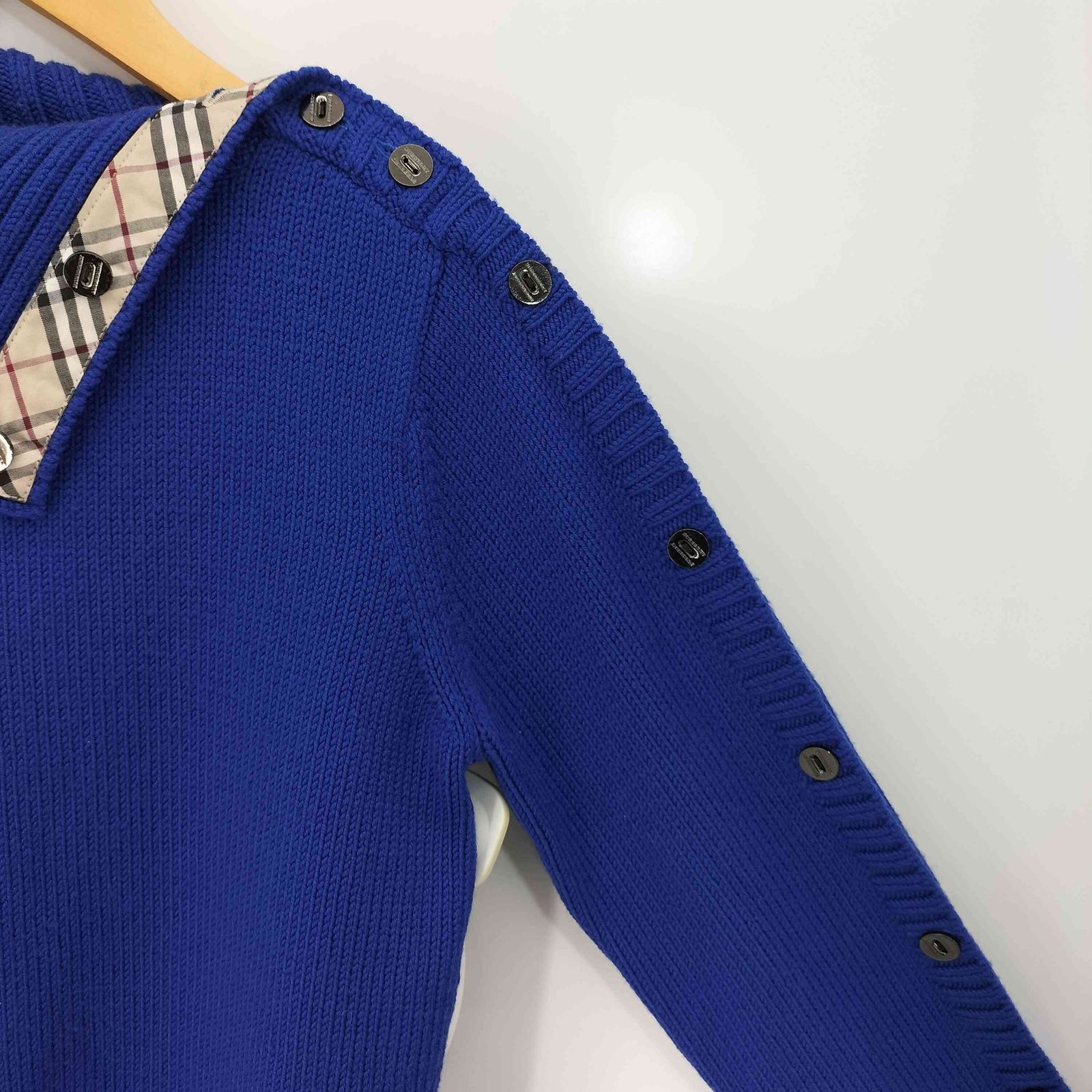 バーバリーロンドン BURBERRY LONDON ハイネック アームボタン ノバ