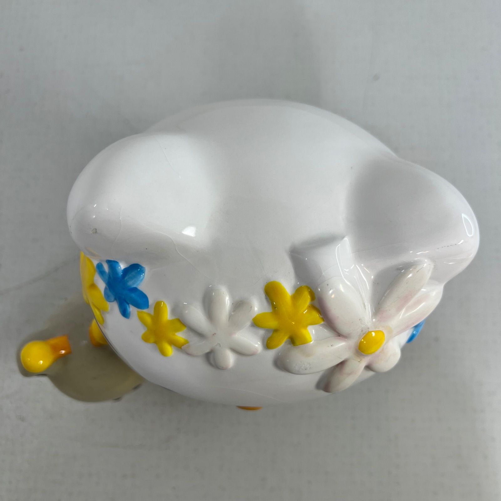 希少】キティちゃん Hello kitty 陶器 大きい 貯金箱 ハローキティ
