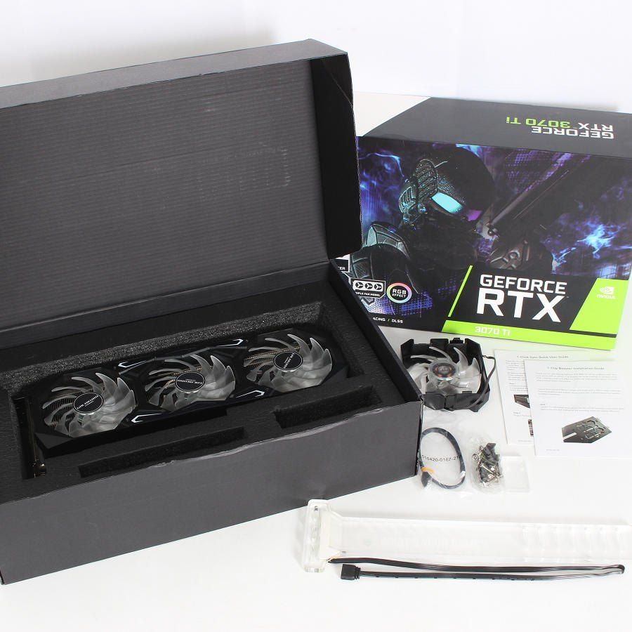 美品】玄人志向 GALAKURO GAMING GG-RTX3070Ti-E8GB/TP