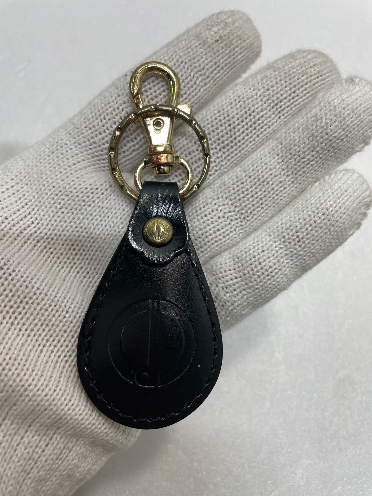 Dunhill ダンヒル フック付キーリング レザー キーホルダー - メルカリ