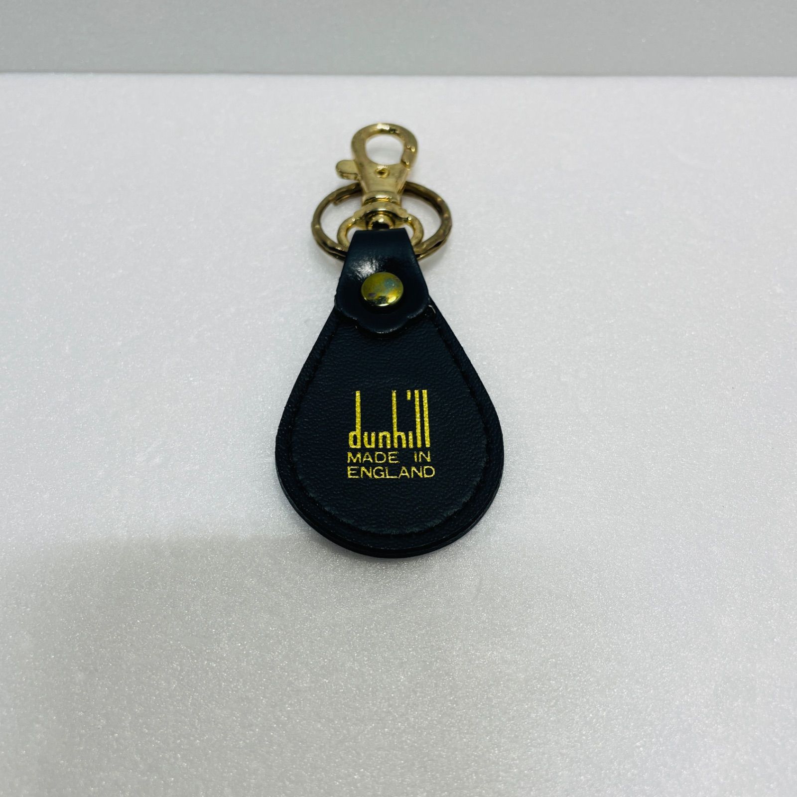 Dunhill ダンヒル フック付キーリング レザー キーホルダー - メルカリ