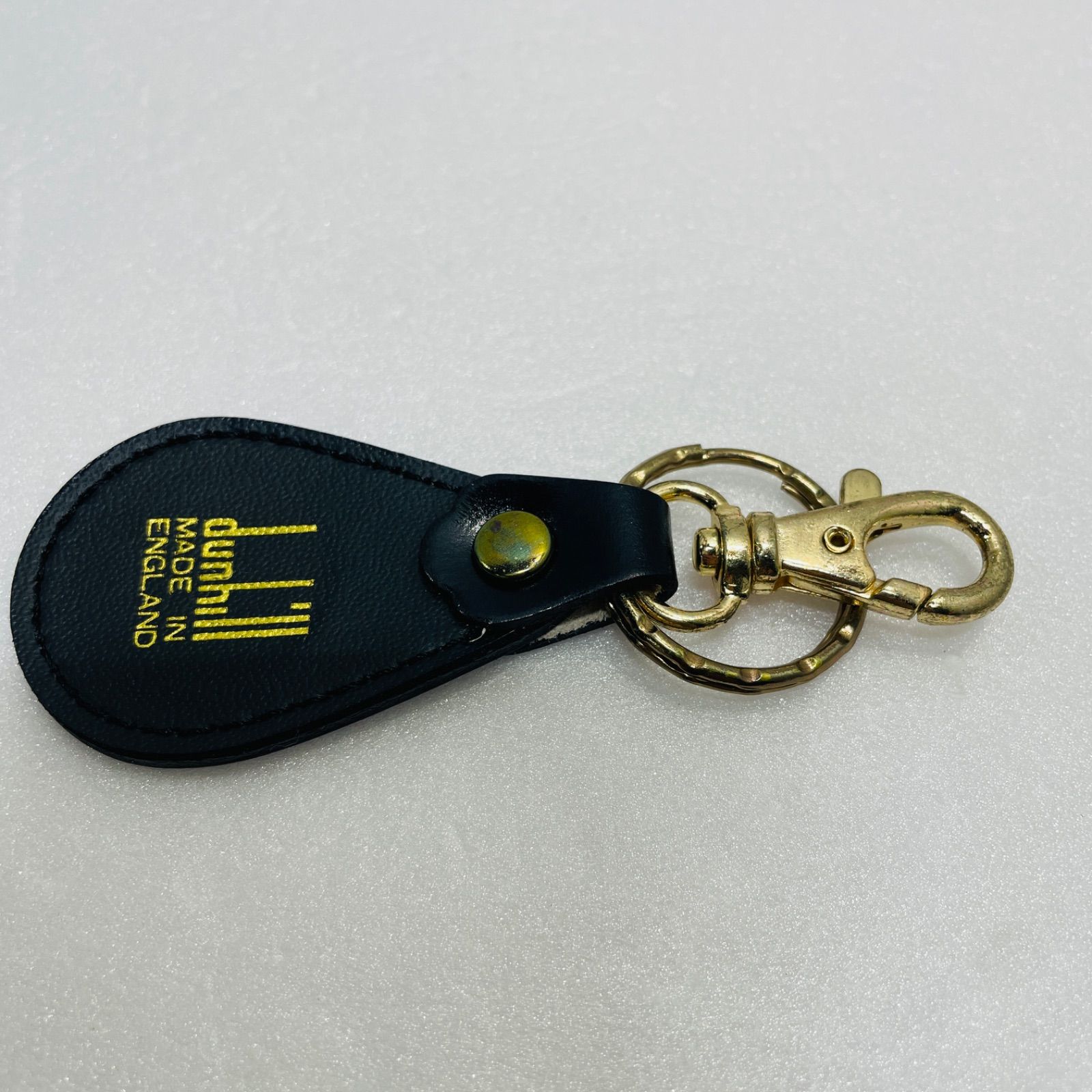 Dunhill ダンヒル フック付キーリング レザー キーホルダー - メルカリ