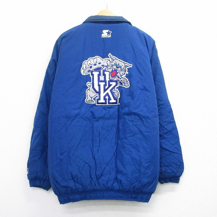 XL/古着 スターター STARTER 長袖 ナイロン ジャケット メンズ 00年代