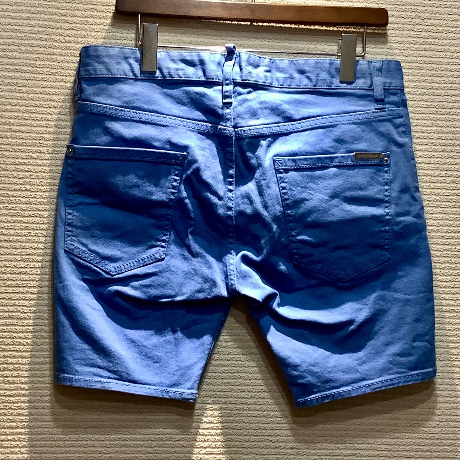ディースクエアード DSQUARED2 デニム ハーフパンツ ショートパンツ 青 
