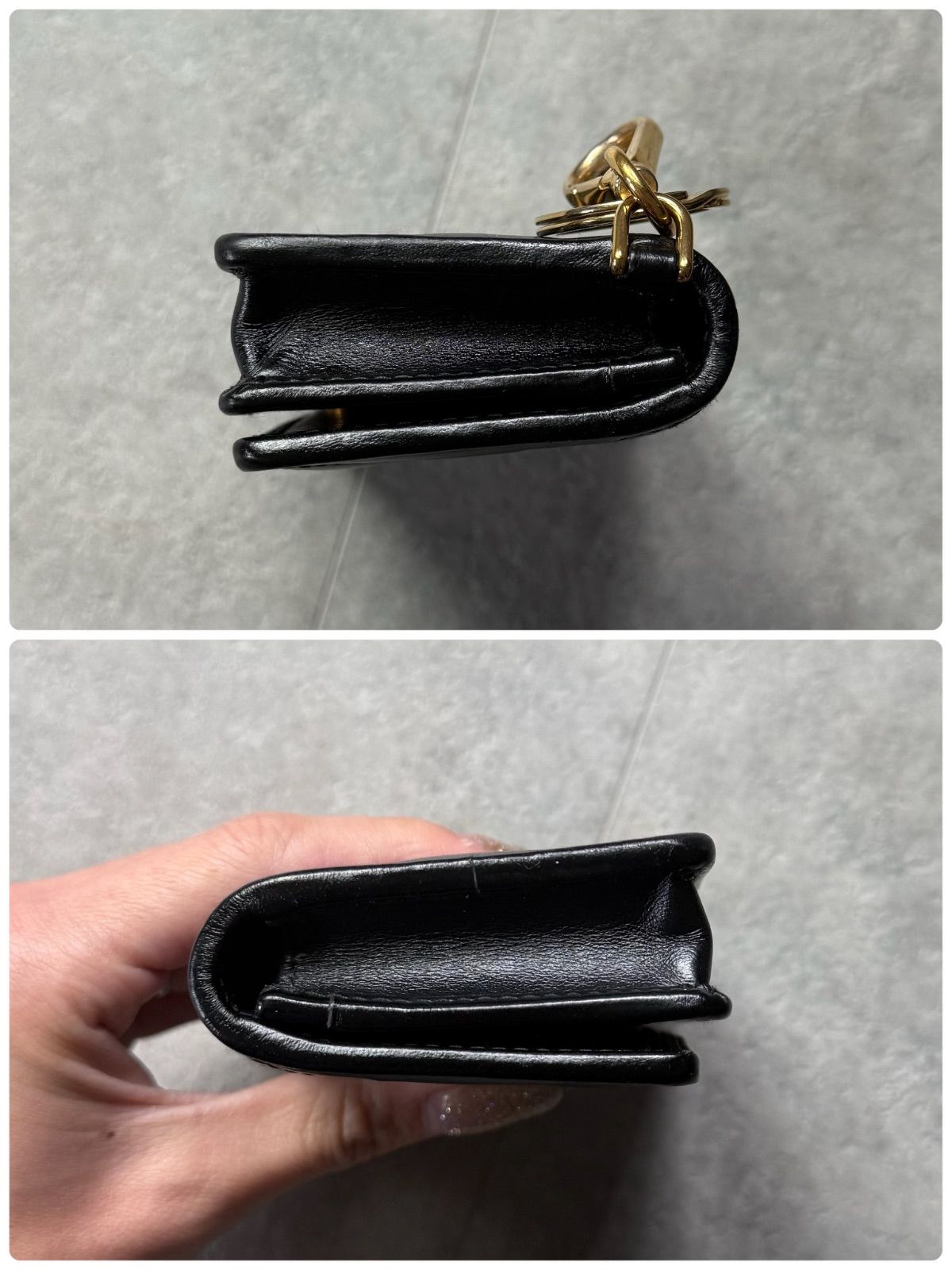 美品 MIU MIU ミュウミュウ マテラッセ キルティング レザー カード