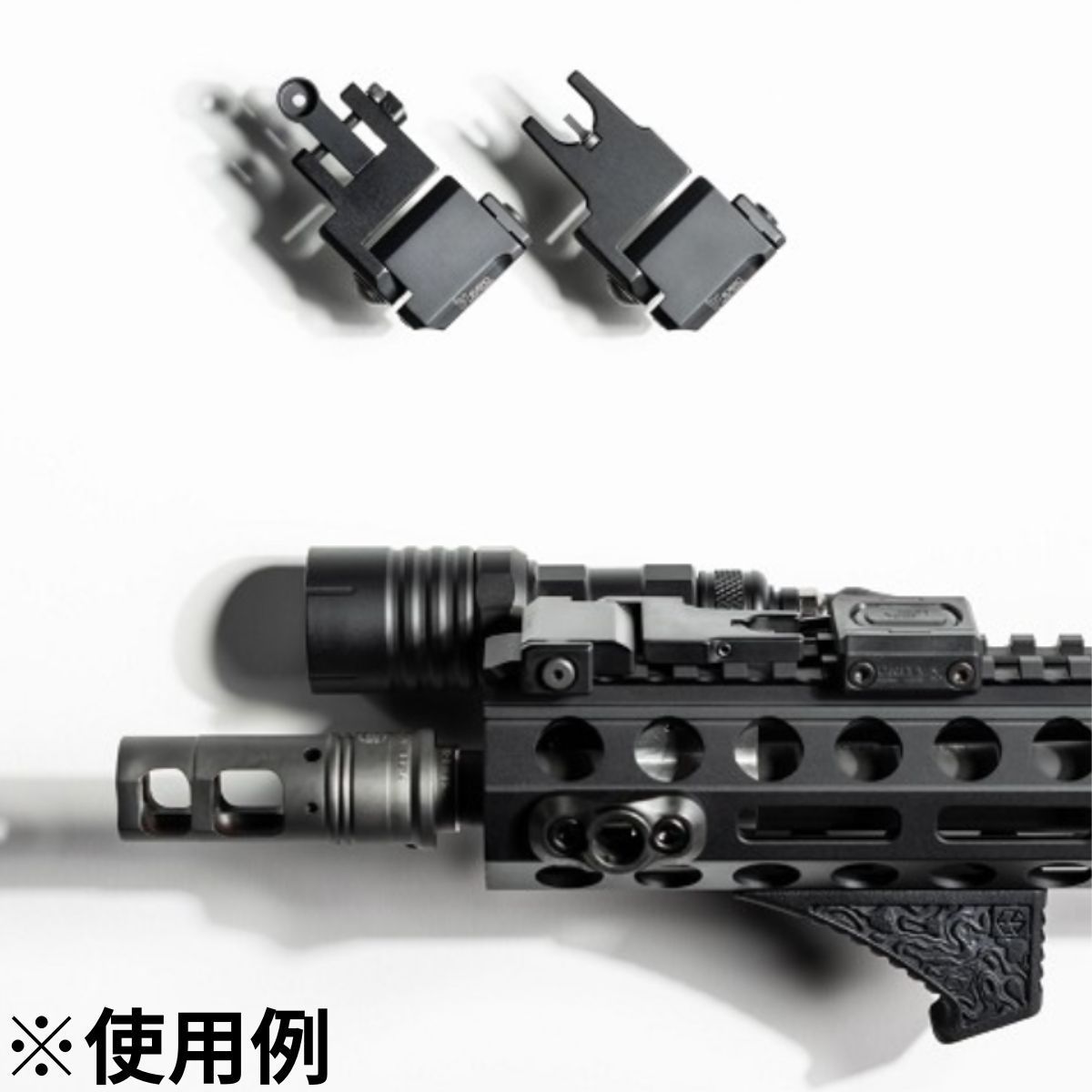 実物 Bobro Engineering Lowrider Backup Iron Sights SBR Height フル