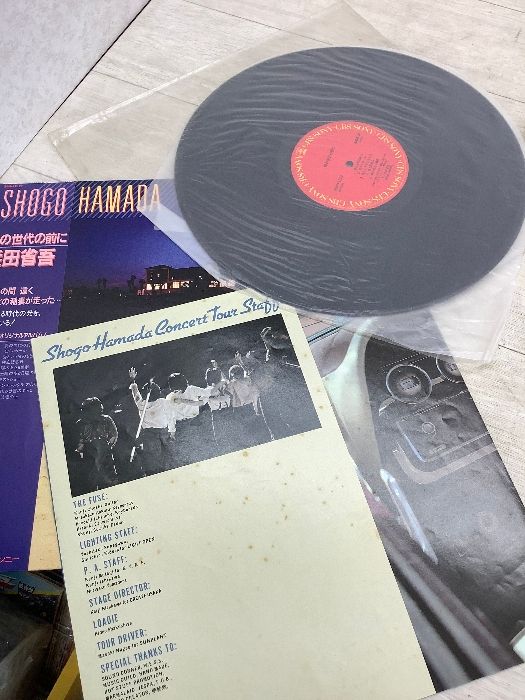 U18 LPレコード 浜田省吾 バラードセレクション プロミストランド など