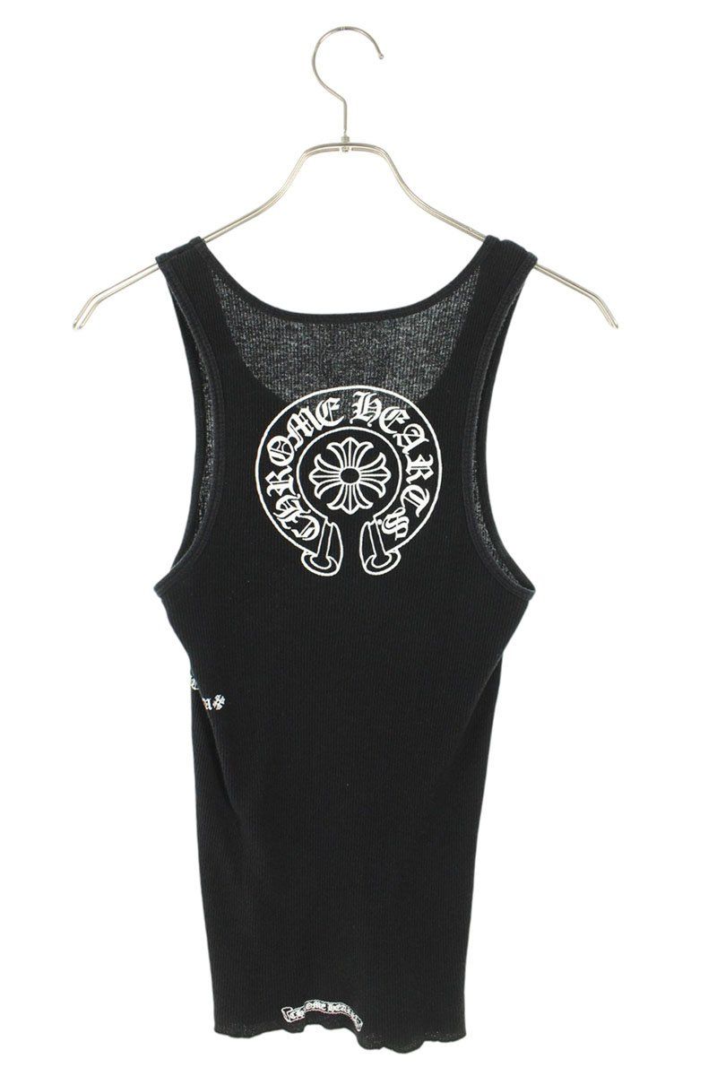 クロムハーツ RIB TANK ホースシュープリントタンクトップ メンズ S