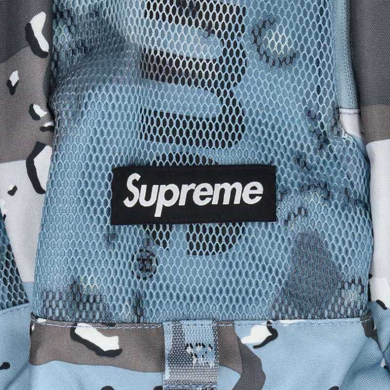 シュプリーム 20SS Back Pack Blue Chocolate Chip Camo ブルー