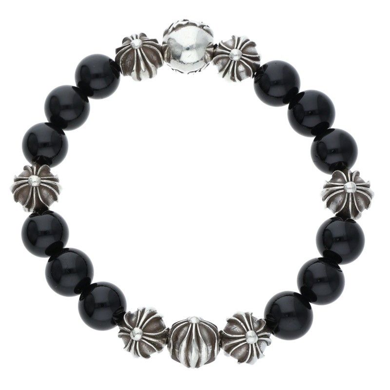 クロムハーツ 10mm BEAD/10mmビーズブレス BEAD10mmブラックトルマリン