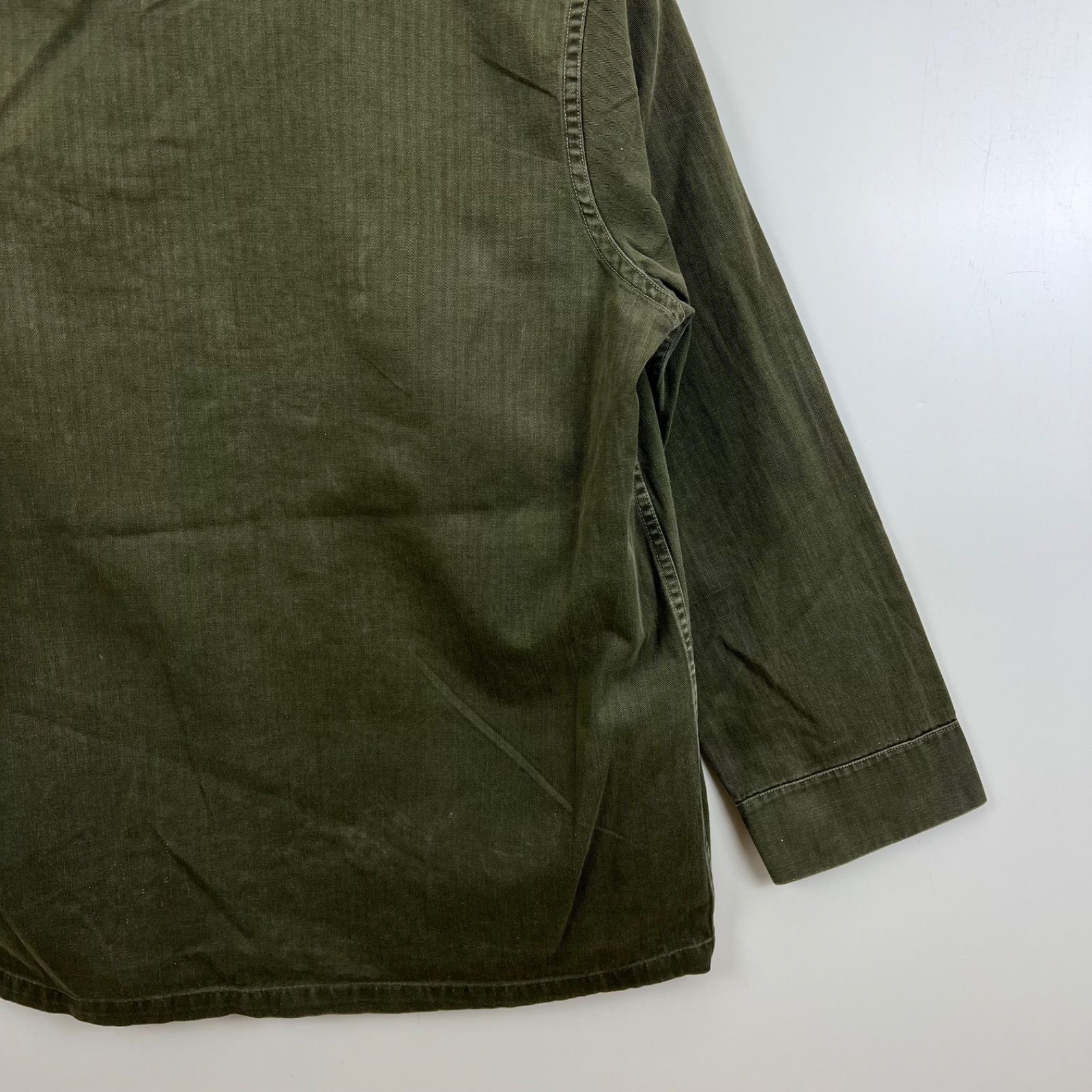 vintage 50s 1959 vintage K.L. dutch army HBT field jacket 100