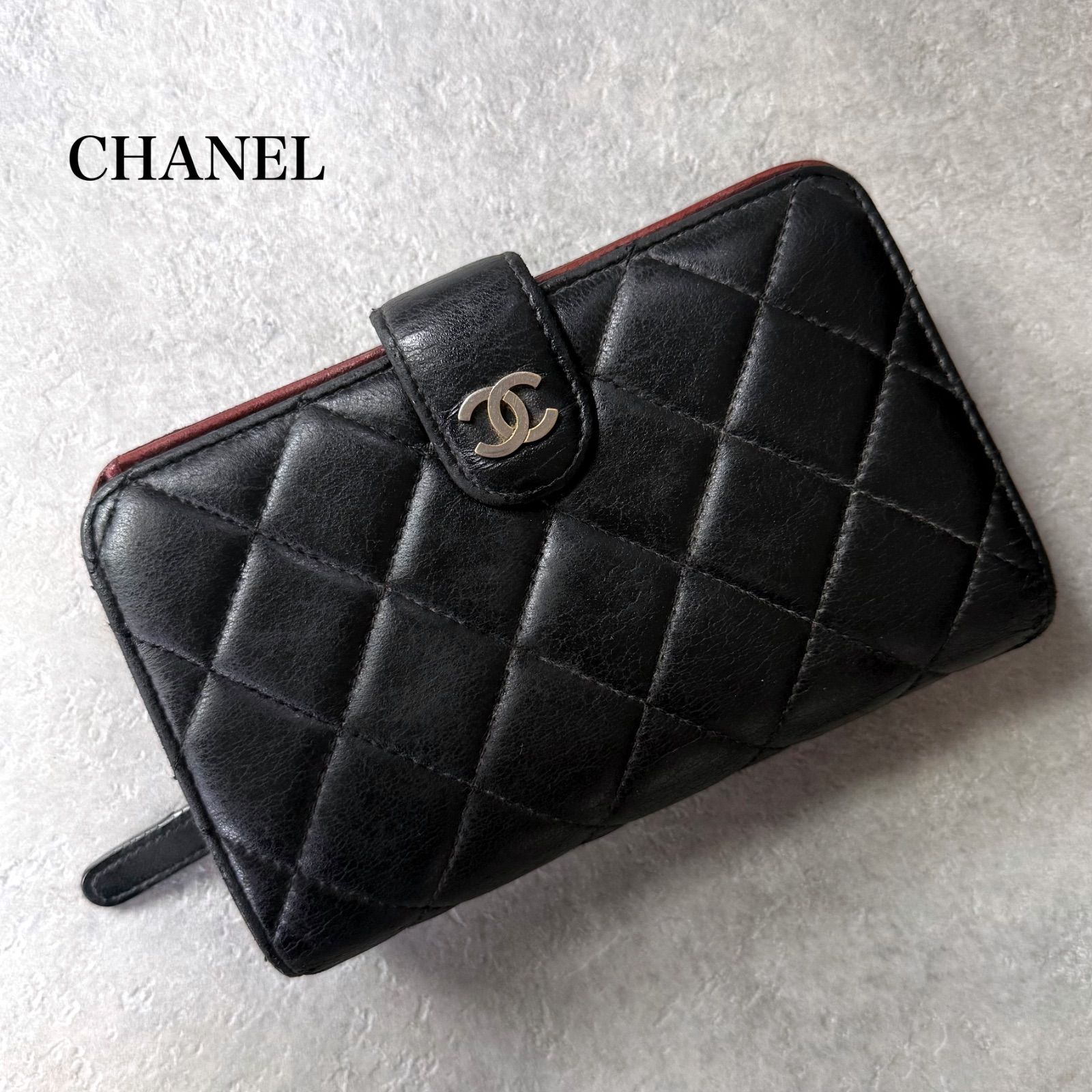 CHANEL シャネル ココマーク タイムレスクラシック 二つ折り財布