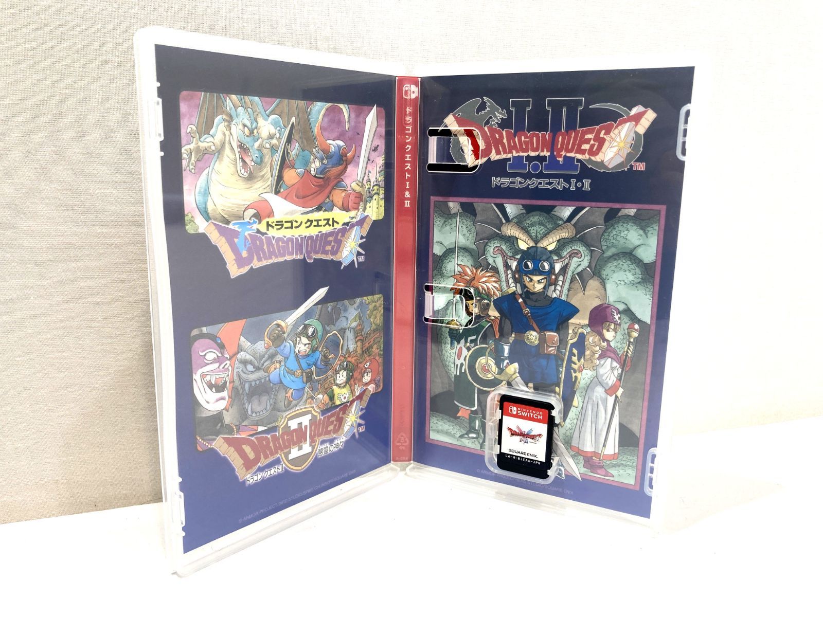 高松31-0103] Switch ドラゴンクエストⅠ＆Ⅱ☆動作確認済☆[中古/ゆう