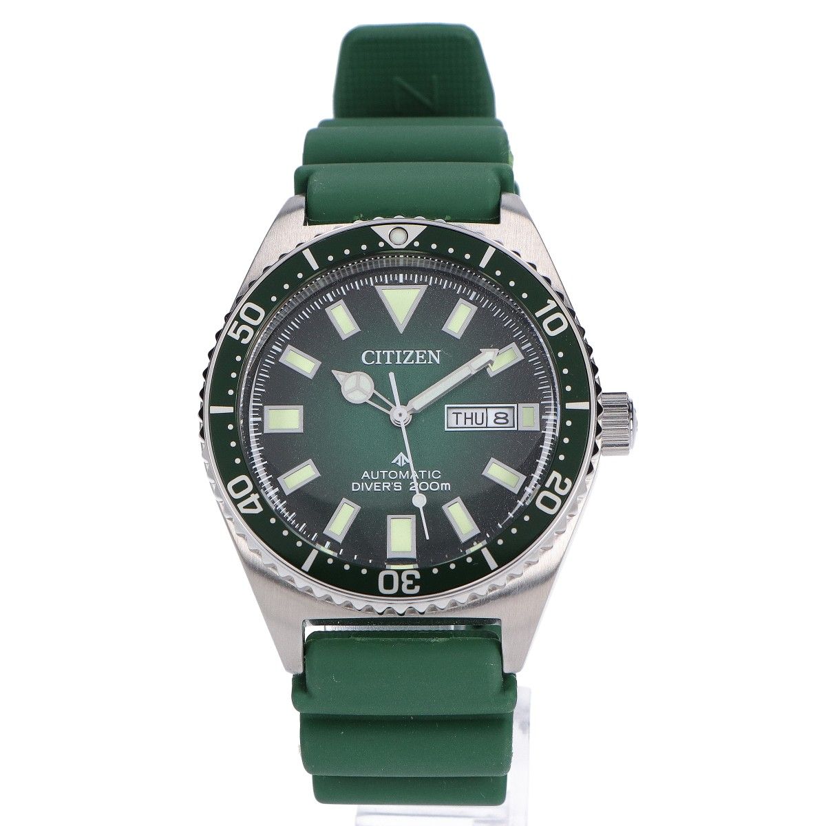  CITIZEN シチズン NY0121-09X プロマスター 緑文字盤 ダイバーズ AT時計 きれいめ 自動巻き時計 腕時計(アナログ)