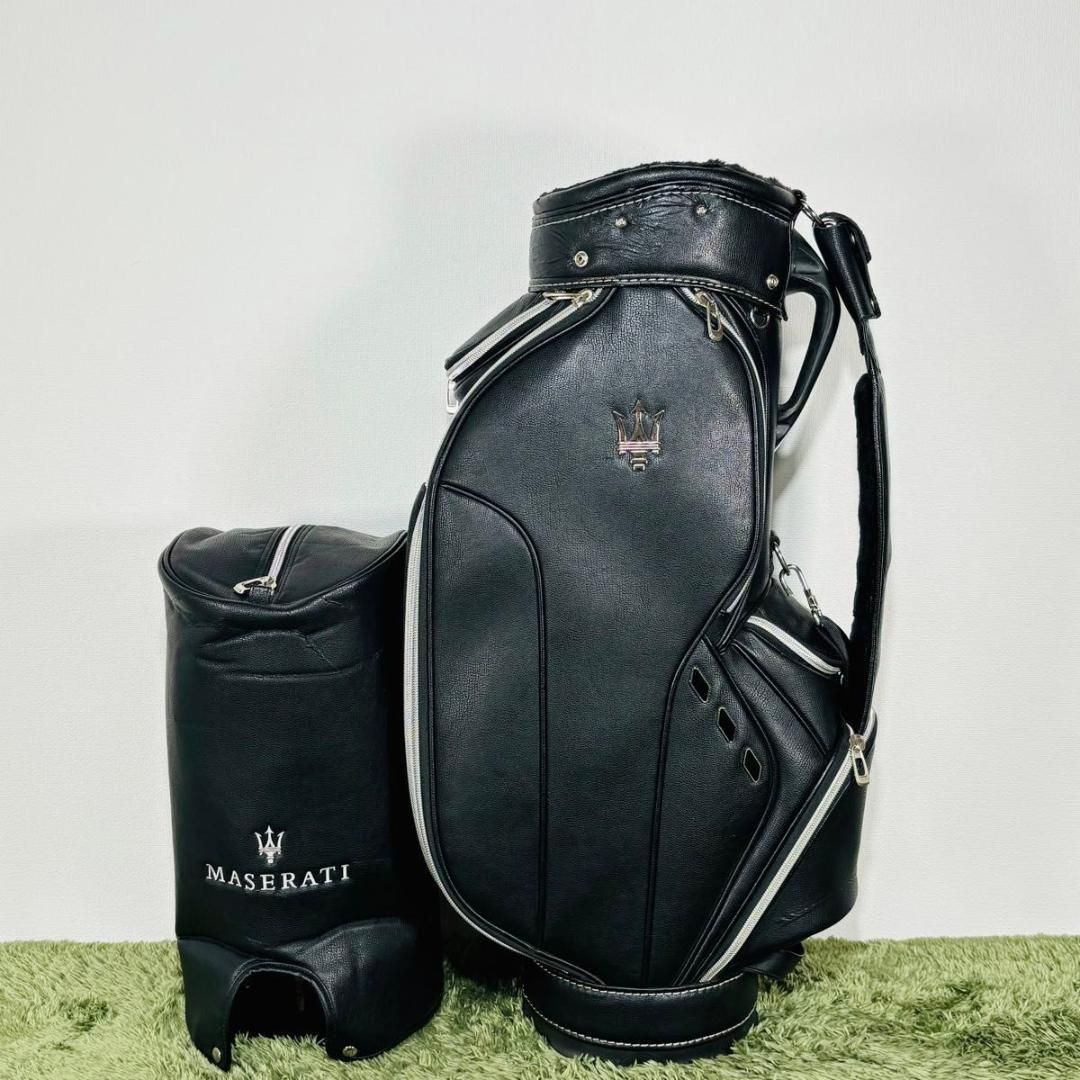 MASERATI マセラティ キャディバッグ カート式 9型 5分割 人気モデル MASERATI マセラティ キャディバッグ カート式 9型 5分割 人気モデル