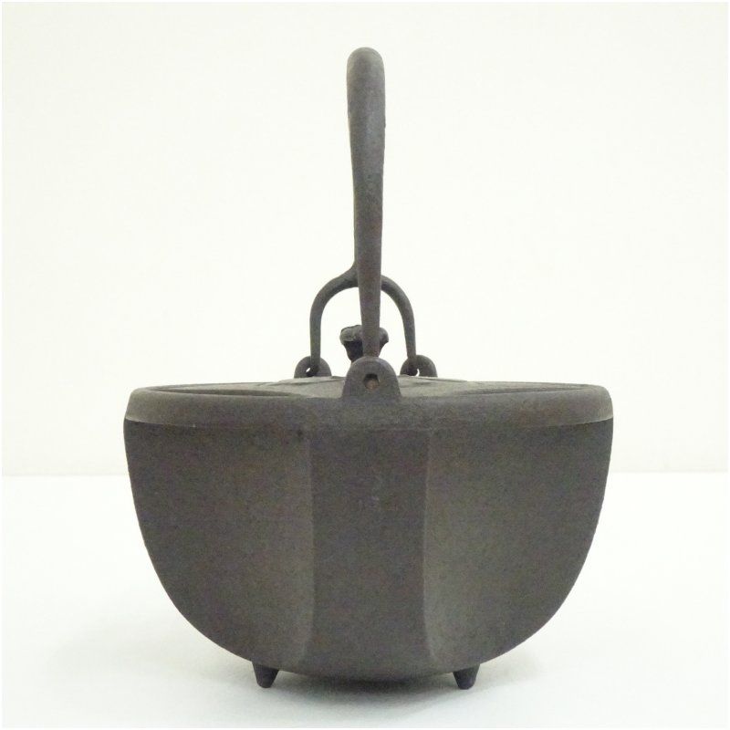 釜師 佐藤浄清造 七宝銚子（染付替蓋添）（共箱） ちょうし 酒器