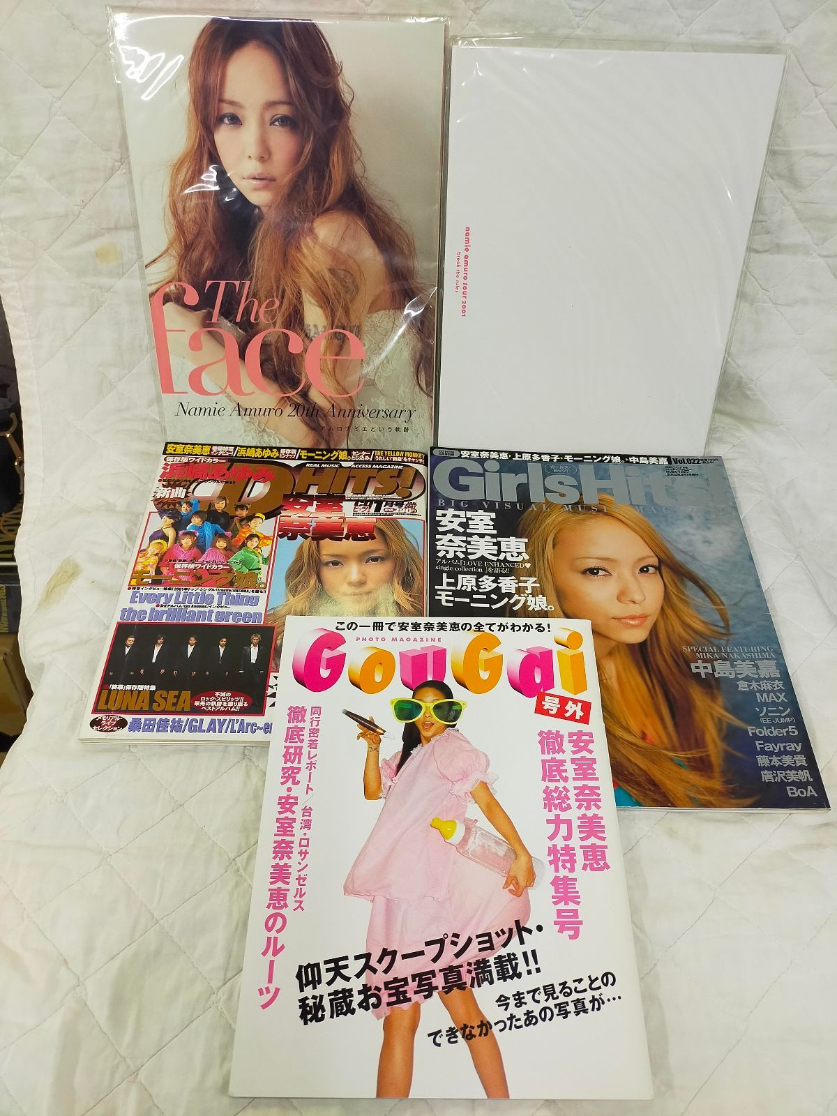 E18-20260306-01 安室奈美恵 【希少】雑誌写真集5冊まとめ The Face