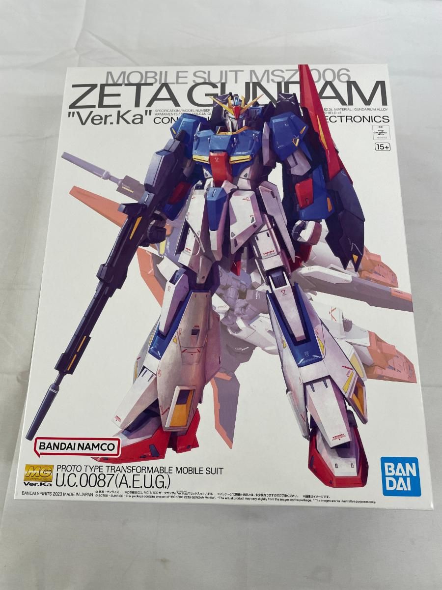 未開封】ゼータガンダム Ver.Ka (MG) 機動戦士Zガンダム - メルカリ