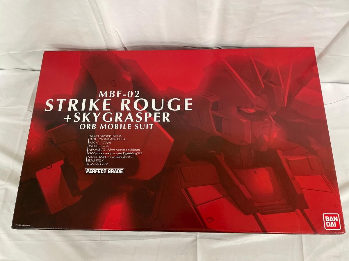 ♪PG 1/60 MBF-02 ストライクルージュ + スカイグラスパー (機動戦士