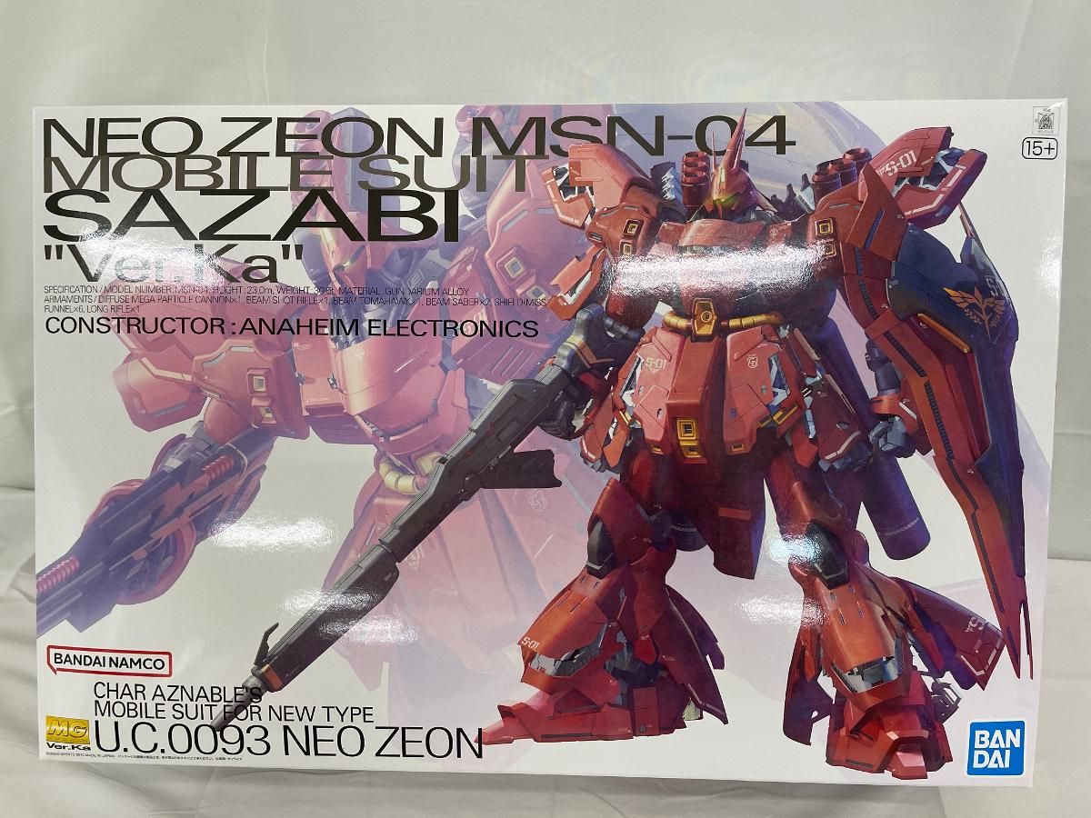 ♪MG 1/100 MSN-04 サザビー Ver.Ka プラモデル□＊同梱不可 - メルカリ