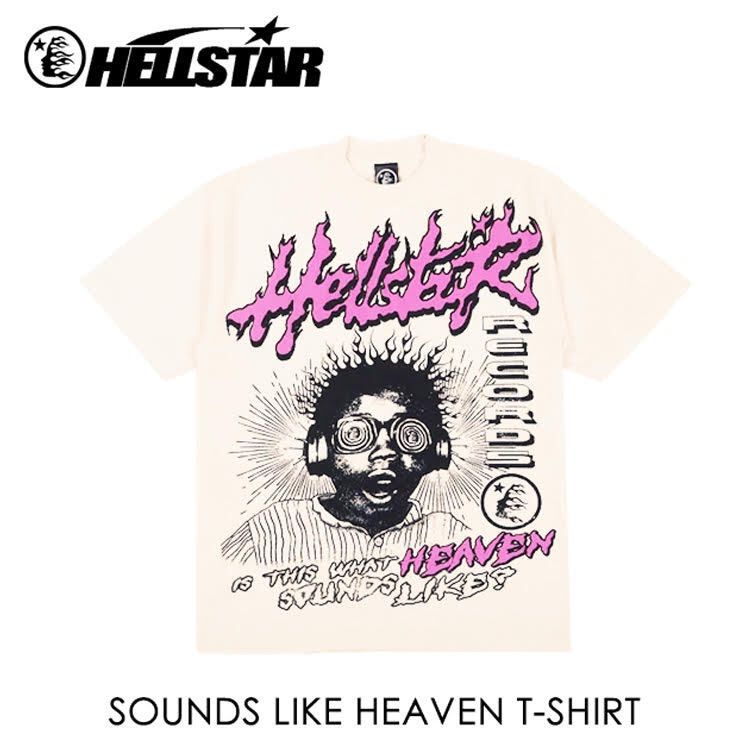 USラッパー着用】HELLSTAR SOUNDS LIKE HEAVEN T-SHIRT 【TEE】 【半袖