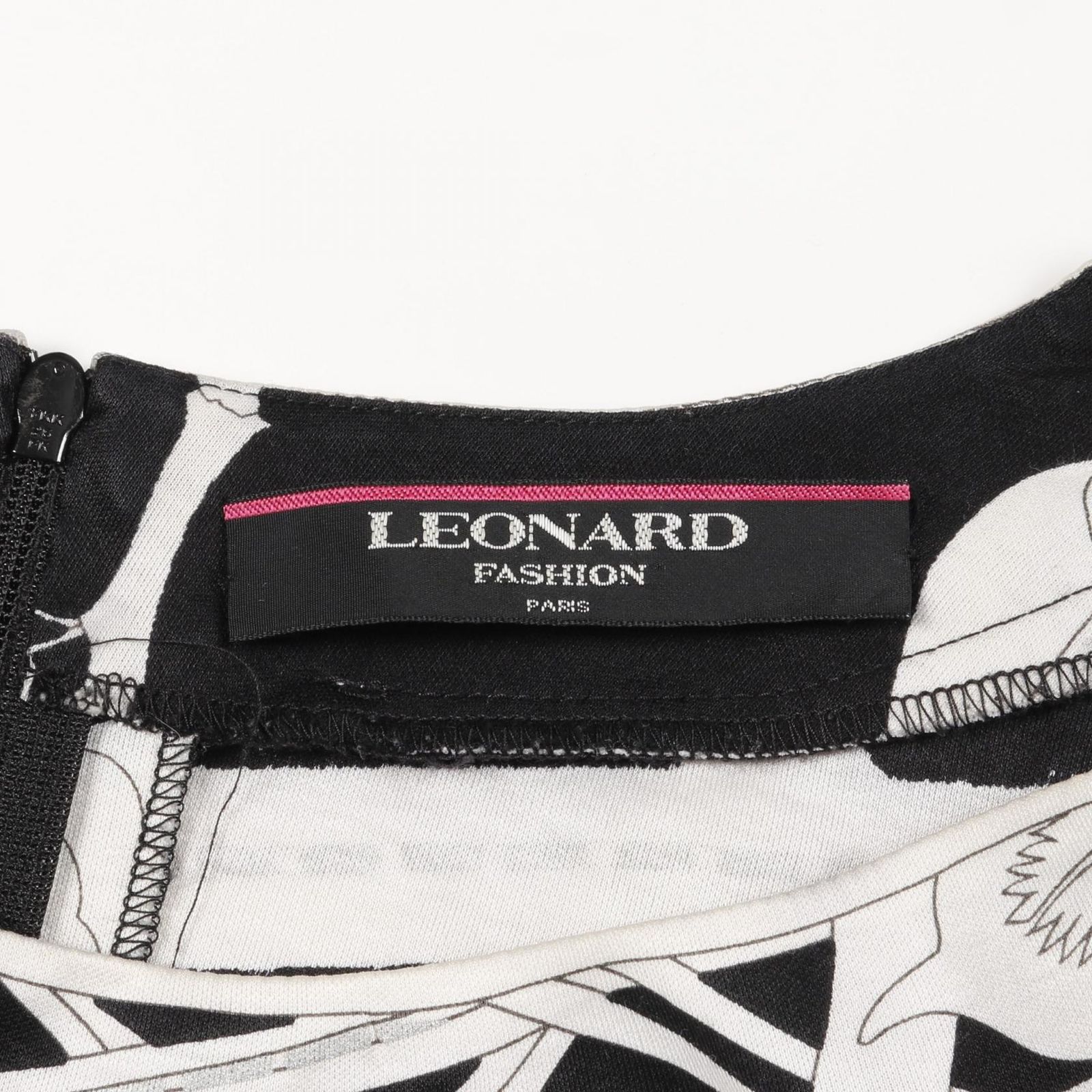 レオナールファッション LEONARD FASHION ブラウス 衣料品 トップス シルク レディース ブラック系 / ホワイト系 【中古】 レオナールファッション LEONARD FASHION ブラウス シルク ブラウス