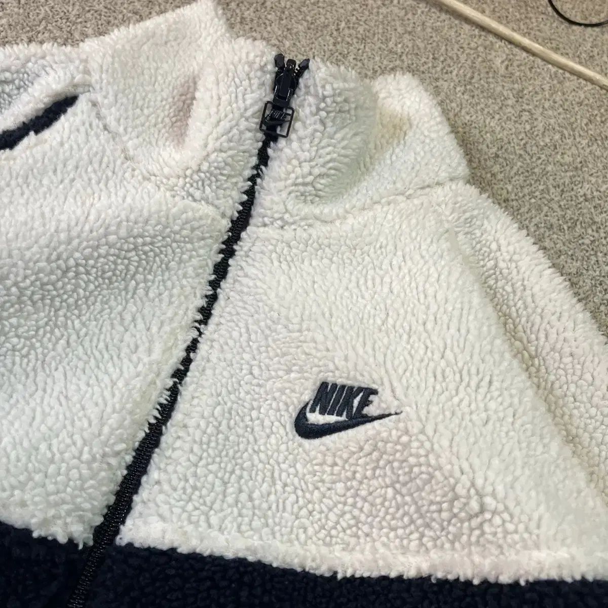 USEDY2K NIKE リバーシブル フリースライナー ナイロンジャケット 