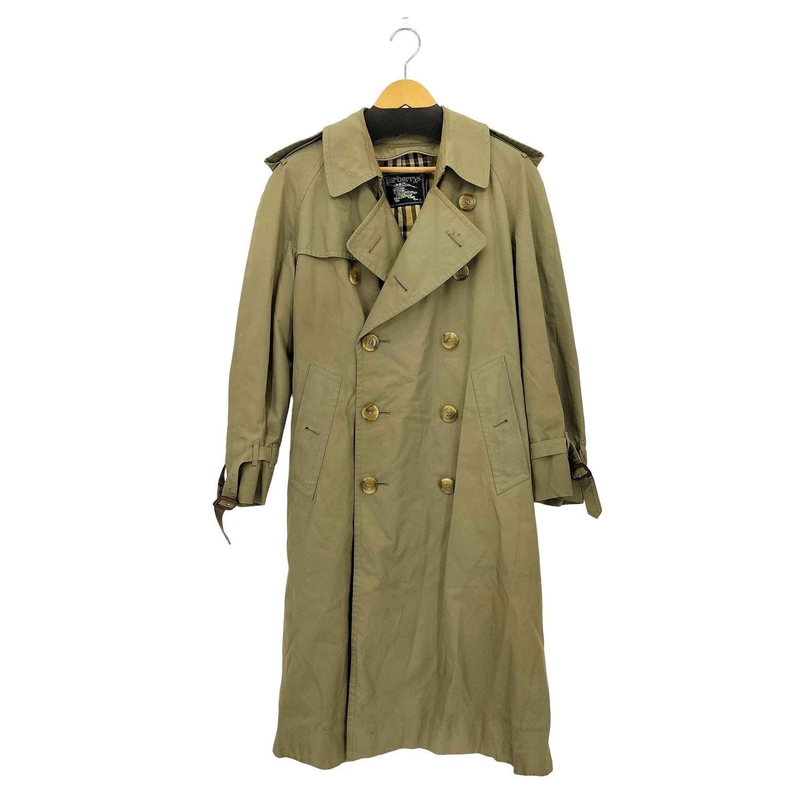 バーバリーズ BURBERRYS 裏ノヴァチェック トレンチコート メンズ 表記