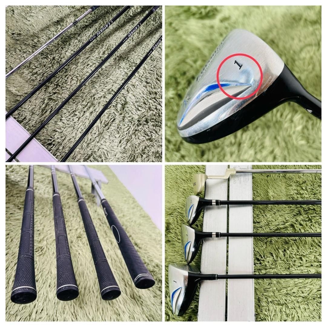 Larouge ラルージュ 9本セット メンズゴルフ 初心者 入門 大人気モデル