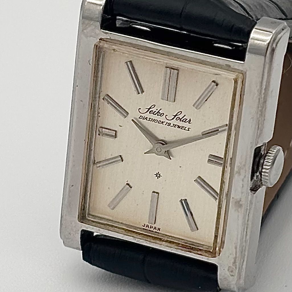 【美品✨稼働】SEIKO スピリット スクエア シルバー メンズ 腕時計 レトロ 稼働品 Working item セイコー SEIKO 腕時計 レディース Ladies 手巻き