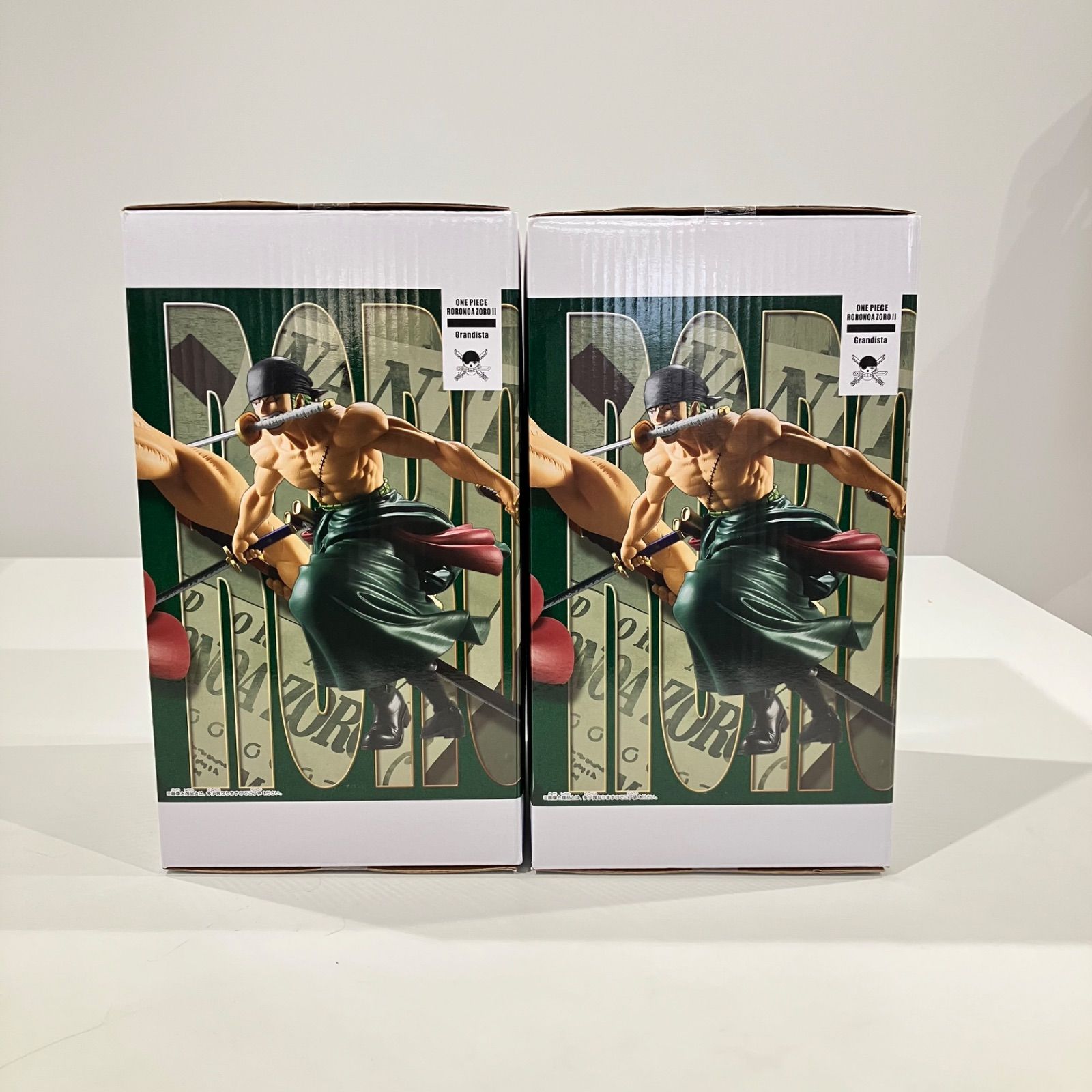 ワンピース ゾロ フィギュア Grandista RORONOA ZORO Ⅱ 2個セット