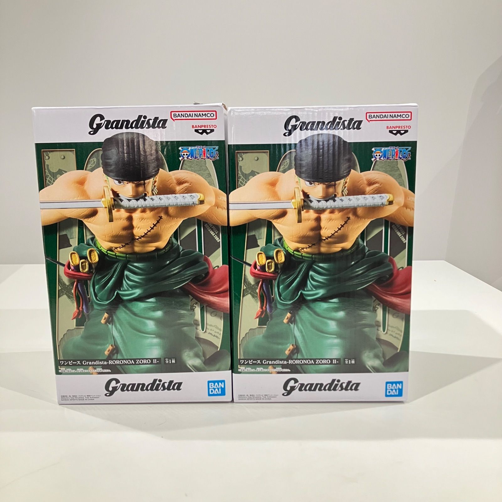 ワンピース ゾロ フィギュア Grandista RORONOA ZORO Ⅱ 2個セット
