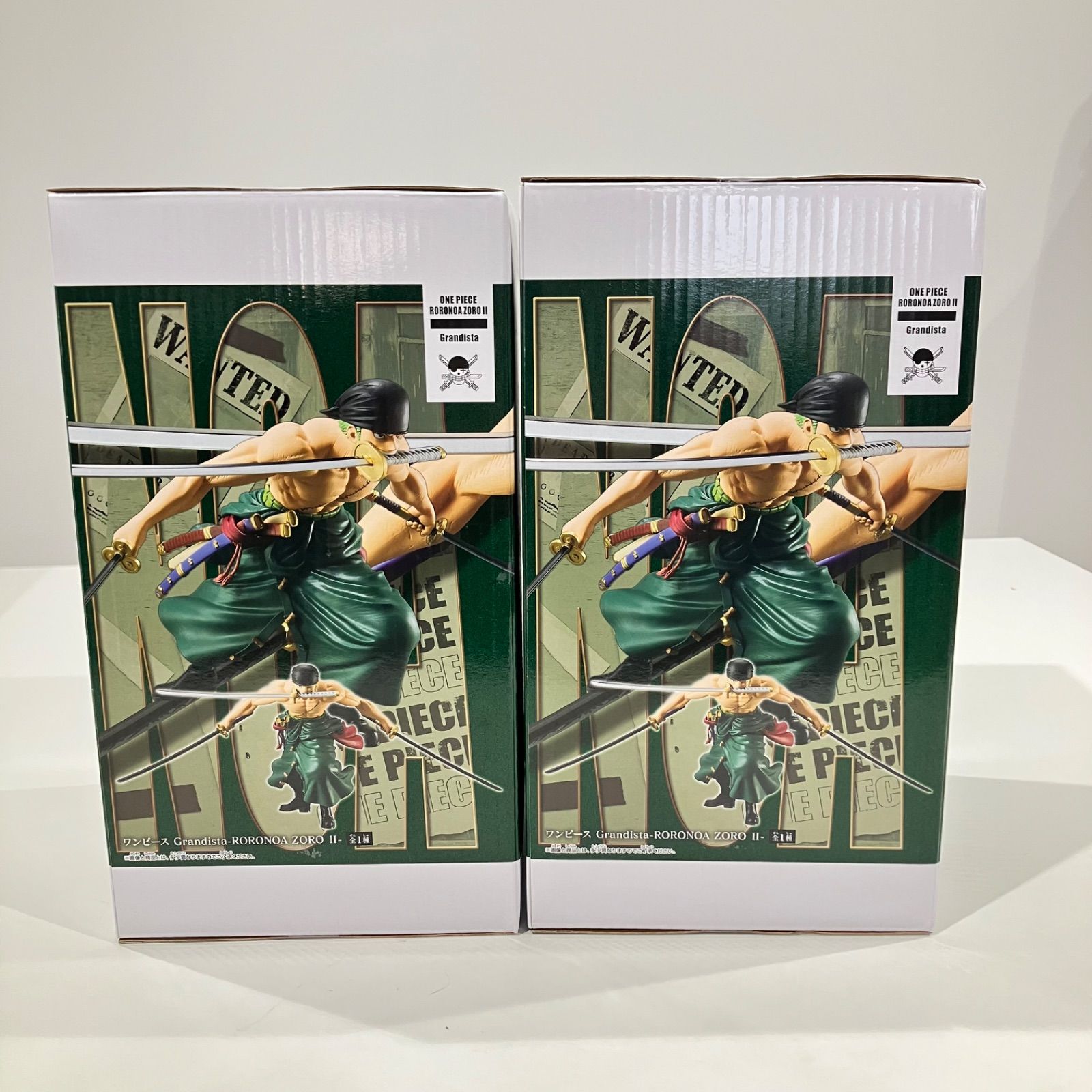ワンピース ゾロ フィギュア Grandista RORONOA ZORO Ⅱ 2個セット