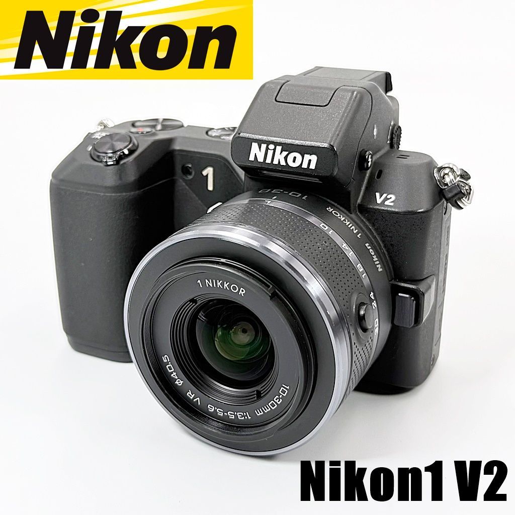 ニコン 1 V2 標準ズームレンズキット ブラック ミラーレス カメラ 中古 ニコン Nikon 1 V2 標準ズームレンズキット ブラック ミラーレス