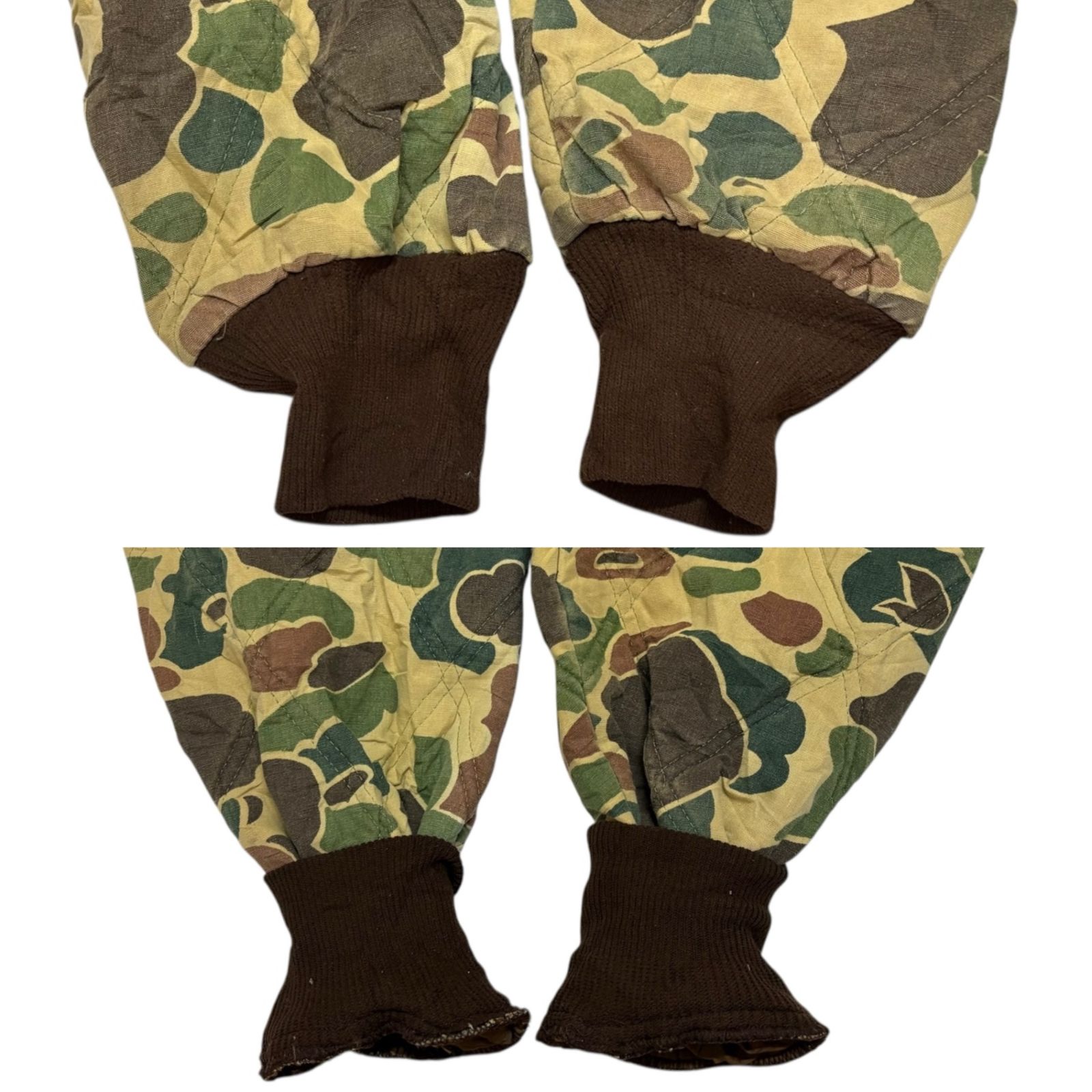 APPAREL ダックハンターカモジップパーカー 迷彩 裏地キルティング USA
