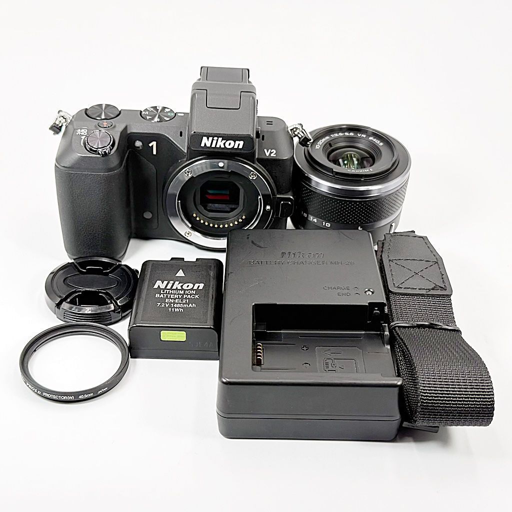 ニコン Nikon 1 V2 標準ズームレンズキット ブラック ミラーレス