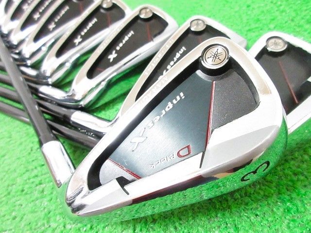ヤマハ インプレスX Dブラック アイアンセット 10本 #3-Sw DX-508i(SR 
