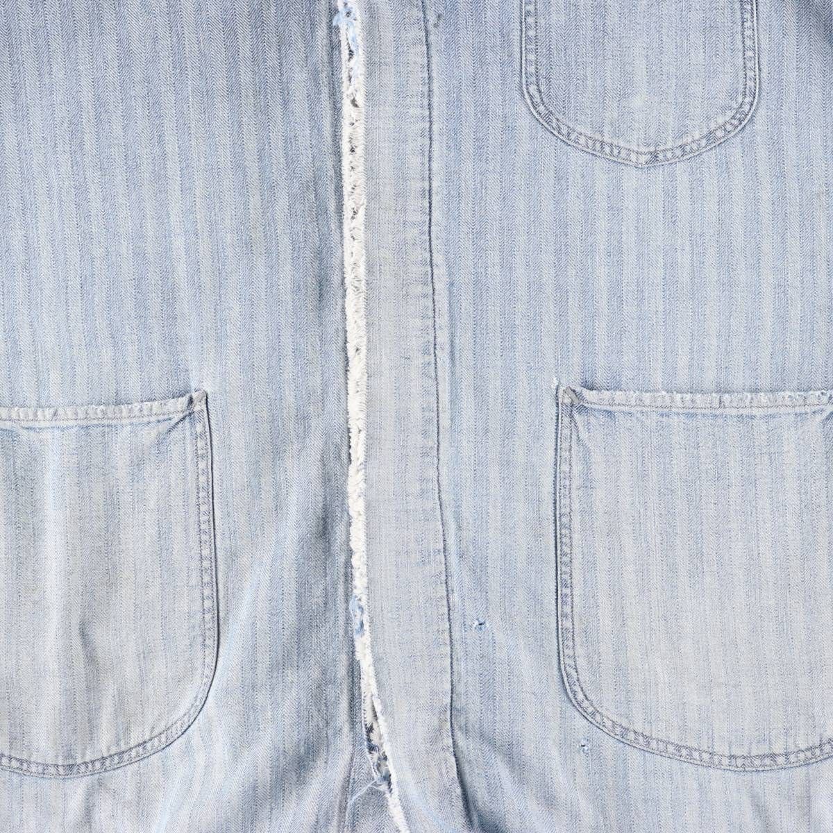 古着 DICKSON A MASTER GARMENT ワークコート ヘリンボーン ショップ