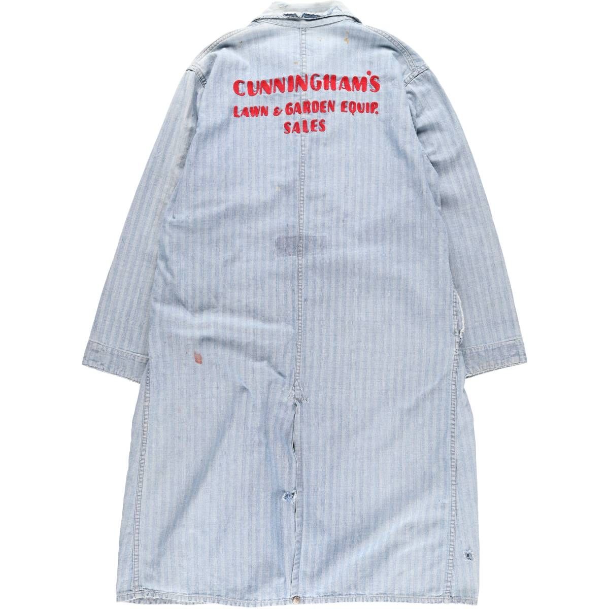 古着 DICKSON A MASTER GARMENT ワークコート ヘリンボーン ショップ