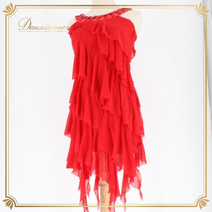 社交ダンス 衣装 ラテン ドレス ワンピース パーティドレス Leirena