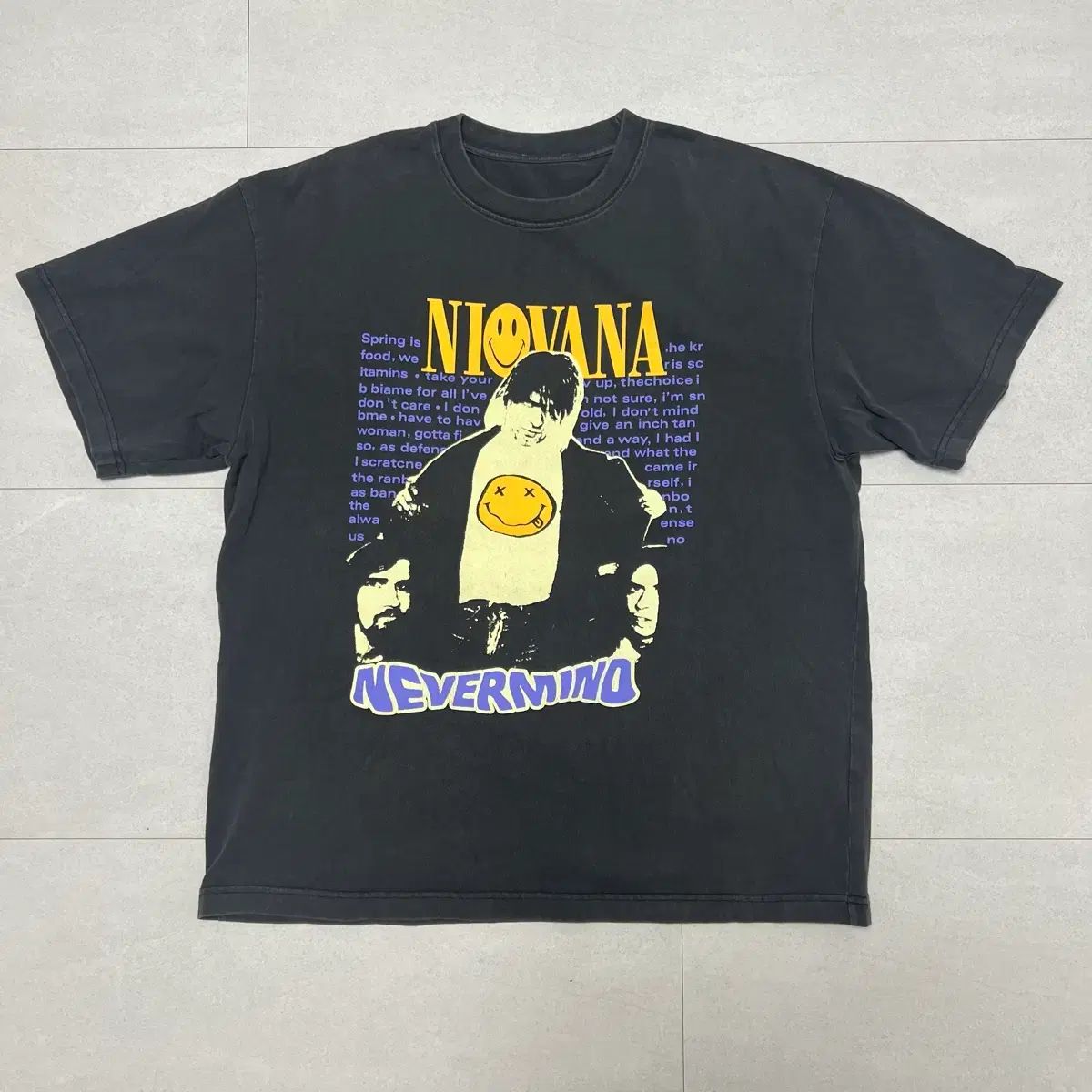 ニルヴァーナ Tシャツ 半袖 メンズ レディース バンド VINTAGE ニルヴァーナ Tシャツ 半袖 メンズ レディース バンド VINTAGE
