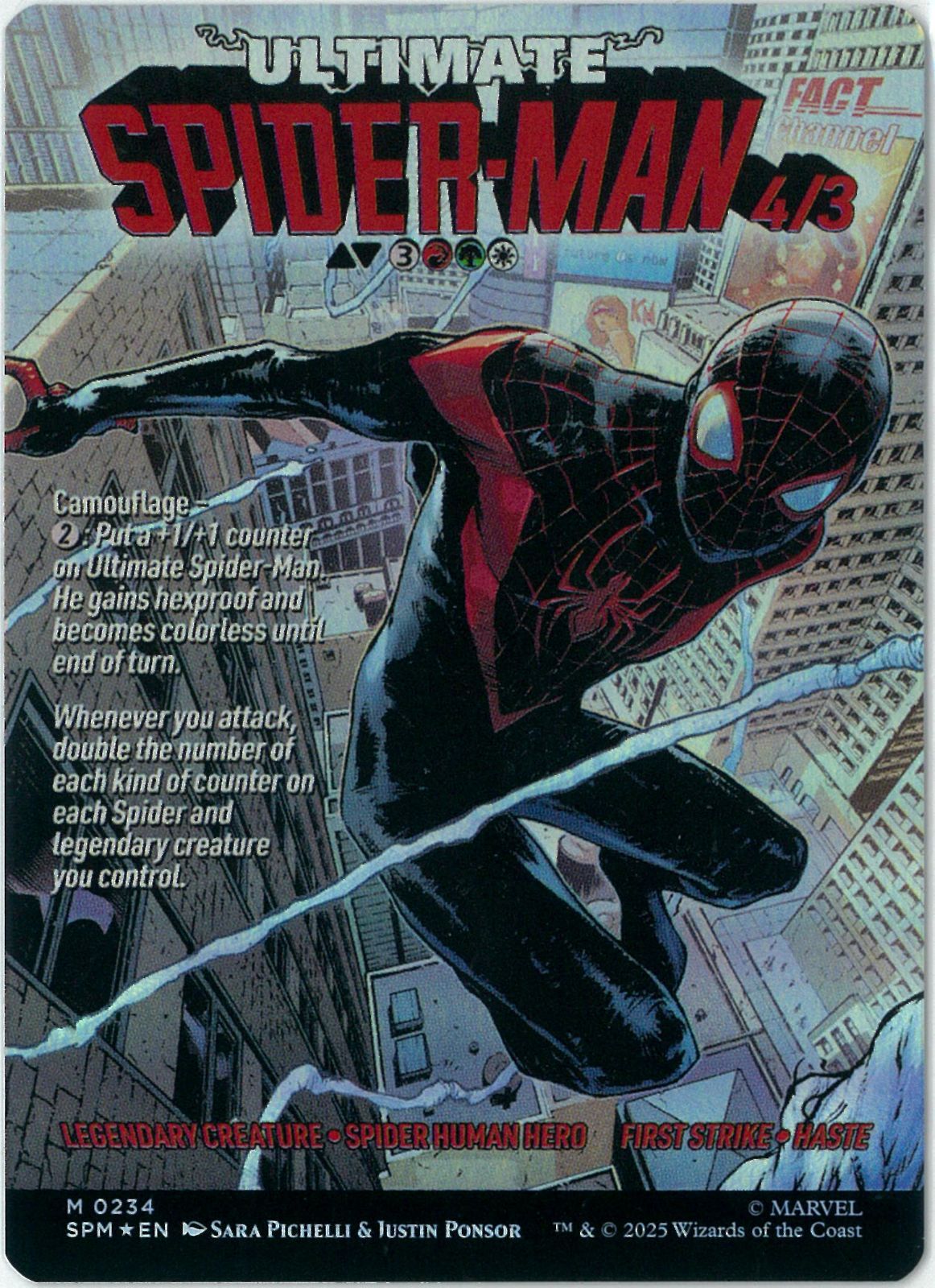 クラシック・コミックFOIL/MTG/英語版/マイルズ・モラレス/Miles