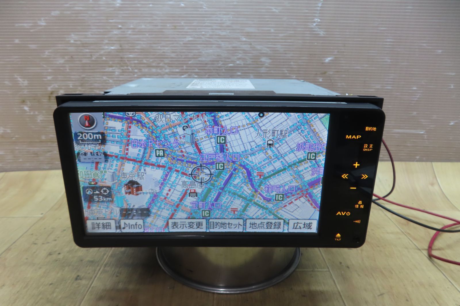 動作保証付☆F5618/トヨタ純正 NHDT-W60G HDDナビ 地図2010年 地デジTV